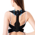 Paides Adjustable Belt Upper Back Strap Brace Support Smart Posture Corrector for Office and Study