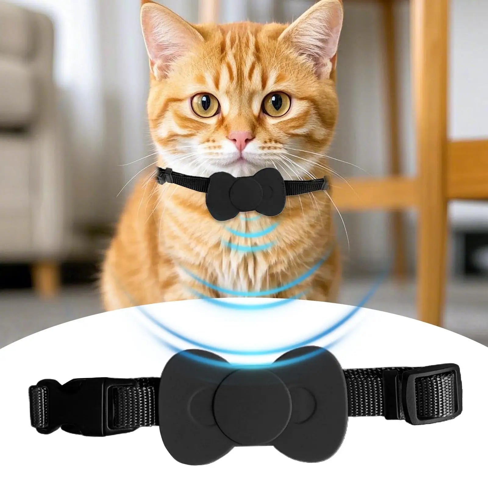 Gps Tracking Cat Collars Smart Collar For Pet Safety Anti-Lost Tag Accurate Electronic Animal Locator For Dog Kitten Luggage